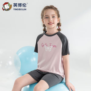 YINGBOLUN | Cool Lightweight Breathable Girls Pajama Set