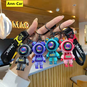 【Ann-car】 Quà Tặng Mới/móc khóa hoạt hình búp bê sáng tạo chơi Mặt dây chuyền túi đôi gấu sét sáng tạo chuỗi chìa khóa xe máy móc chìa khóa xe ô tô