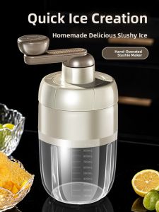 AMW | Hand-Cranked Ice Shaver for Street Vending and Home Use