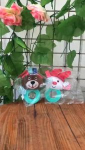 Rattle Donut Gigitan Bayi / Teether Bayi 3m+