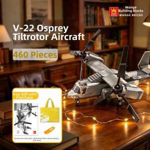 WANKE | Military V-22 Osprey Tilt-rotor Helicopter Building Blocks
