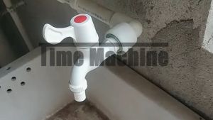 1/2 White Plastic Pvc Faucet Hose Connector Gripo