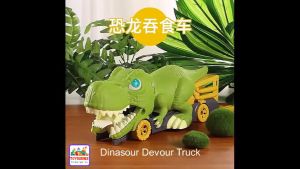 ToysgeniX Gift For Kids Dinosaur Swallowing Car Dino Devour Truck Dinosaur Toys Truck Car Storage Carrier Mainan Kereta