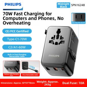 Philips | 70W GaN Fast Charging Travel Adapter