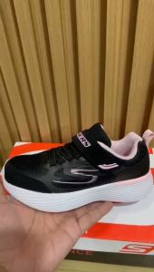 SEPATU ANAK PEREMPUAN SKECHERS KIDS PREMIUM BNIB HITAM PINK