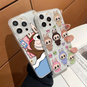 Phone Case OPPO A5x A5i A3x A5 Pro A3 Pro 5G New 2025 Popular Macaron Labubu Pattern Transparent Soft Silicone Phone Casing OPPO A5i 5G Phone Cover Case