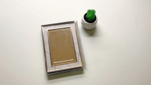 White & Rose Gold Metal Photo Frame | Local Stock | 4R 5R 6R & 8R