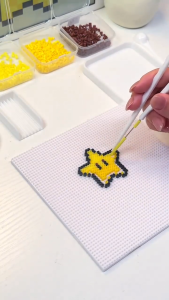 DIY Mainan Alat Fighting Beans 2.6mm 3D Fusion Adzuki Material Package Handmade Set Educational Toys Puzzles