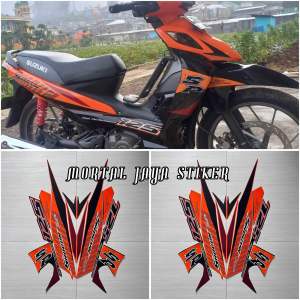STIKER STRIPING LIS LES BODY MOTOR SHOGUN SP 125 2008 2009