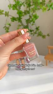Sơn móng tay Canmake Màu FC06 Hồng thạch mơ Nhật Bản