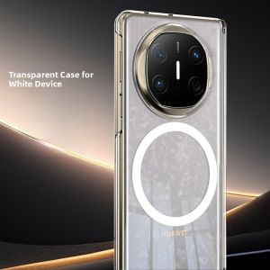 COUNTLESS | Huawei MateX6 Phone Case Ultra-Thin Transparent Magnetic Suction Full-Coverage Anti-Fall Protective Cover Collectors Edition Foldable Screen High-End Minimalist Design For Men And Women
