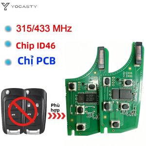 YOCASTY Remote Chìa Khóa Xe Ô Tô PCB 315/433 MHz ID46 Chip Dành Cho Chevrolet Cruze Camaro Malibu Sonic Opel GMC - 4/5 Bth Chìa Khóa Xe Ô Tô