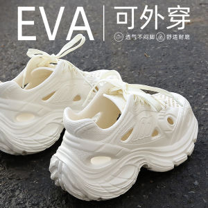 Mens Summer Outdoor Wear Anti-Slip Odor-Resistant Hiking Sandals Beach Thick Bottom Sports Slippers Comfortable Home Slippers