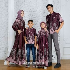 Malaka Family Series Baju Couple Sarimbit Keluarga Lebaran 2026 Set Couple Gamis Kemeja Ayah Ibu Anak Family Set Baju Couple Kondangan Pasangan Keluarga Baju Muslim Panjang Kemeja Gamis Couple Motif Terbaru Kekinian