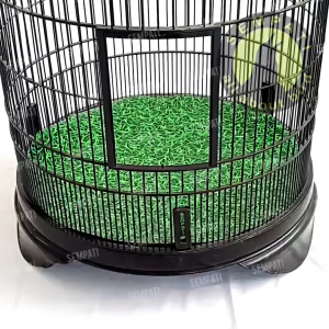 SEMPATI GROSIR Karpet Sangkar Kandang Burung Murai Motif Rumput No 2 Isi 10 Pcs Alas Dasar Lantai Bawah Sangkar Burung Tatakan Kotoran Burung Tebal Anti Robek