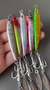 2 Chiếc Mồi Câu Cá Nhanh Chìm VIBE Shore Casting Jigging Lure 10g/15g/20g Với Mồi Kim Loại Mặt Laser 3D Dành Cho Câu Cá Biển Đại Dương