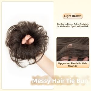 Luxurious Volume Increasing Hair Bun High Top Of The Head