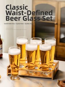 ZHUXI | Creative Household Set Crystal Glass Large Capacity Beer Mug