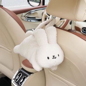 Cute Rabbit Tissue Bag Hanging Armrest Box Car Tissue Bag Hanging Bag Tissue Box for Car Car Seat Girl