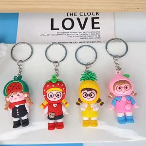 MÓC KHÓA HÌNH CÔ BÉ ĐÁNG YÊU GẤU TRÚC DỄ THƯƠNG MẨU MỚI NHẤT