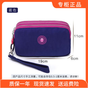 Fashionable Casual Oxford Cloth Handbag Womens Single Shoulder Multi-layer Ethnic Style Handbag with Zipper Soft Handles