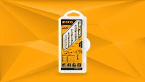 Bộ mũi khoan dùng cho gia đình xây dựng nội ngoại thất INGCO mũi khoan kim loại AKDB1065 mũi khoan gỗ AKDB5055 mũi khoan bê tông tường gạch AKDB3055