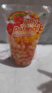 iCantiq Jelly Rasa Buah 1Kg / 500gr Nata De Coco Topping Jeli Campuran Es Puding Jely Agar Ager