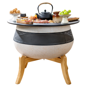 HUANGJUDE | Indoor Outdoor Tea Boiling Set Firepit Grill Kit