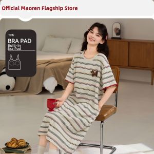 MiiOW | Cotton Thin Summer Padded Sleep Dress