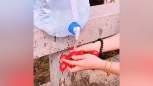 Foldable Water Container Outdoor Camping Cooking Collapsible Water Bucket Tong Air Boleh Lipat DIY PE Water Tank Faucet Adjustable Water Tap Pail Fruit Cleaning Water Bottle Tub Botol Air 3L 5L 10L 15L