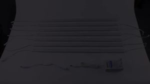 1-6 Pcs Dimmable LED Under Cabinet Light with Remote Control Aluminum Bar Lamp For Wardrobe Closet Shelf Kitchen Backlight Decor