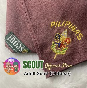 [Oldrose] BSP Official Adult Scarf Troop Leader Boy Scout | Official Item