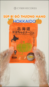 Bột súp bí đỏ Hokkaido Pumpkin Potage Nhật Bản thượng hạng - Ngọt Béo Tự Nhiên Không Chất Bảo Quản (20gx3gói)