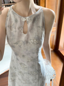 XXNING | Đầm Nữ Mới Thiết Kế Thu Được Thêu Hấp Động Từ Phong Cách Trung Quốc Truyền Thống
