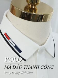 Áo Polo nam cao cấp cổ bẻ - Tặng Kèm Hộp Quà - SIXMEN Mã Đáo Thành Công - Polo vải cá sấu cotton CVC Thoáng mát