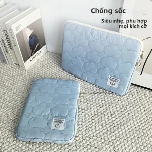 Túi Đựng Laptop Chống Sốc Cho MacBook LG Samsung Huawei Xiaomi iPad 11-16 Inch - Túi Đeo Vai Bằng Vải Polyester Có Khóa Kéo Dành Cho Nữ