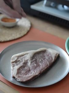 Non-stick Coating-Free Ribbed Steak Frying Pan