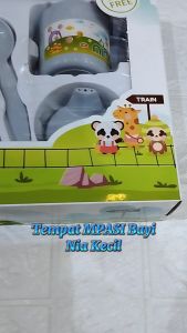 FEEDING SET NIA BABY PERALATAN MAKAN BAYI SET TEMPAT MAKAN BAYI NIA KECIL