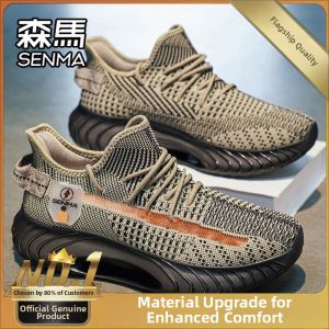 SENMA | Breathable Knit Mesh Upper Cushion Running Casual Shoes