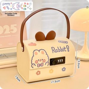 Rabbit-shaped Password Lock Piggy Bank