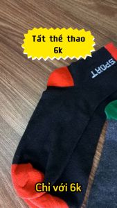 Tất Thể Thao Cotton Thoáng Khí