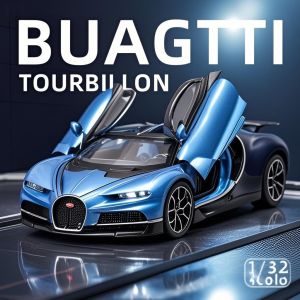 1:24 Bugatti Sports Car Model Toy Car for Boys