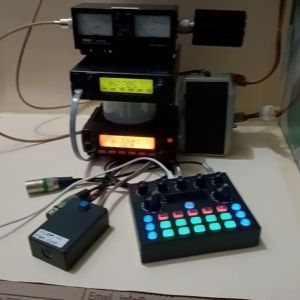 PAKET PTT BOX SOUNDCARD V8S TO MIXER AUDIO UNTUK RIG ICOM IC2100H 2200H 2300H