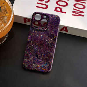 Purple Gold Marble Art For iPhone 17 16 15 14 13 Pro Max Air 17e Hard tpu Bumper Cover Coque Case Blank