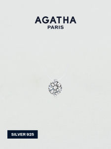 AGATHA | Classic Fish-tear Design Sterling Silver Necklace