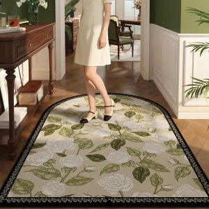 Retro French Style Water-Absorbent Quick-Dry Anti-Slip Cuttable Doormat