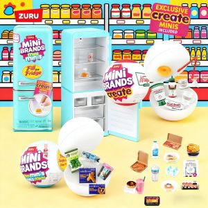 Bandai | ZURU Mini Surprise Blind Box Toy Ball Filled Refrigerator-Mysterious Mini Refrigerator Toy + Collection Miniature Model