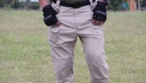 Bobby Mens Multi-function Pants Tactical Cargo Pants Outdoor Working Sports Training Wear-resistant Trousers S-3XL