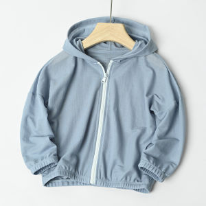 Áo Khoác Mỏng Có Mũ Trùm Đầu Cho Trẻ Em Mùa Hè Mát Mẻ Áo Khoác Thường Ngày Cho Bé Trai Và Bé Gái Quần Áo Trẻ Em Trung Quốc Đại Lục