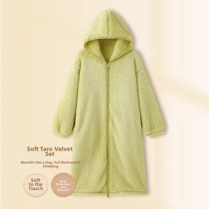 YINGXIAOYA | Double-Sided Fleece Hooded Kids Pajamas